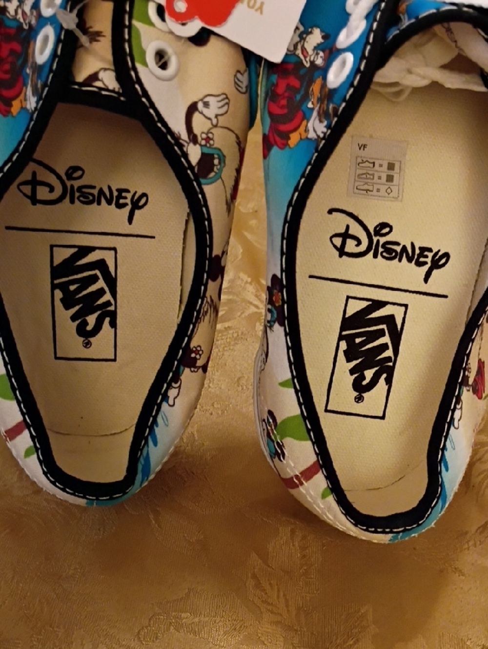 VANS Limited Edition Mickey Mouse Hawaii - Blue/White Men's 8.0 Woman's 9.5 - Picture 13 of 14